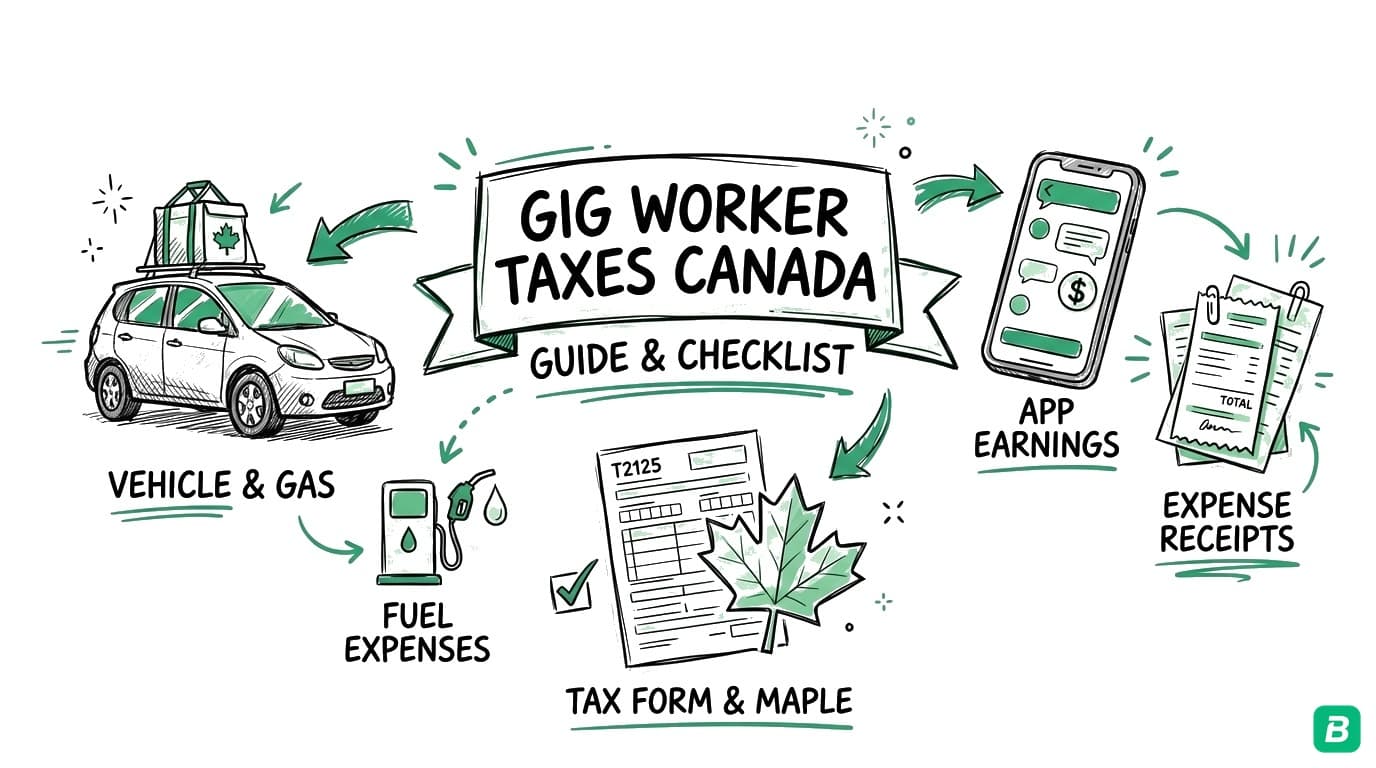 Gig Worker Tax Guide Canada: Uber, DoorDash, and Freelance Taxes (2026)