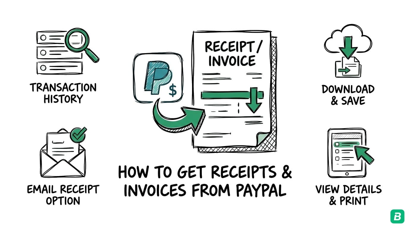 How to Get a Receipt from PayPal (2026): Invoices & Transaction History