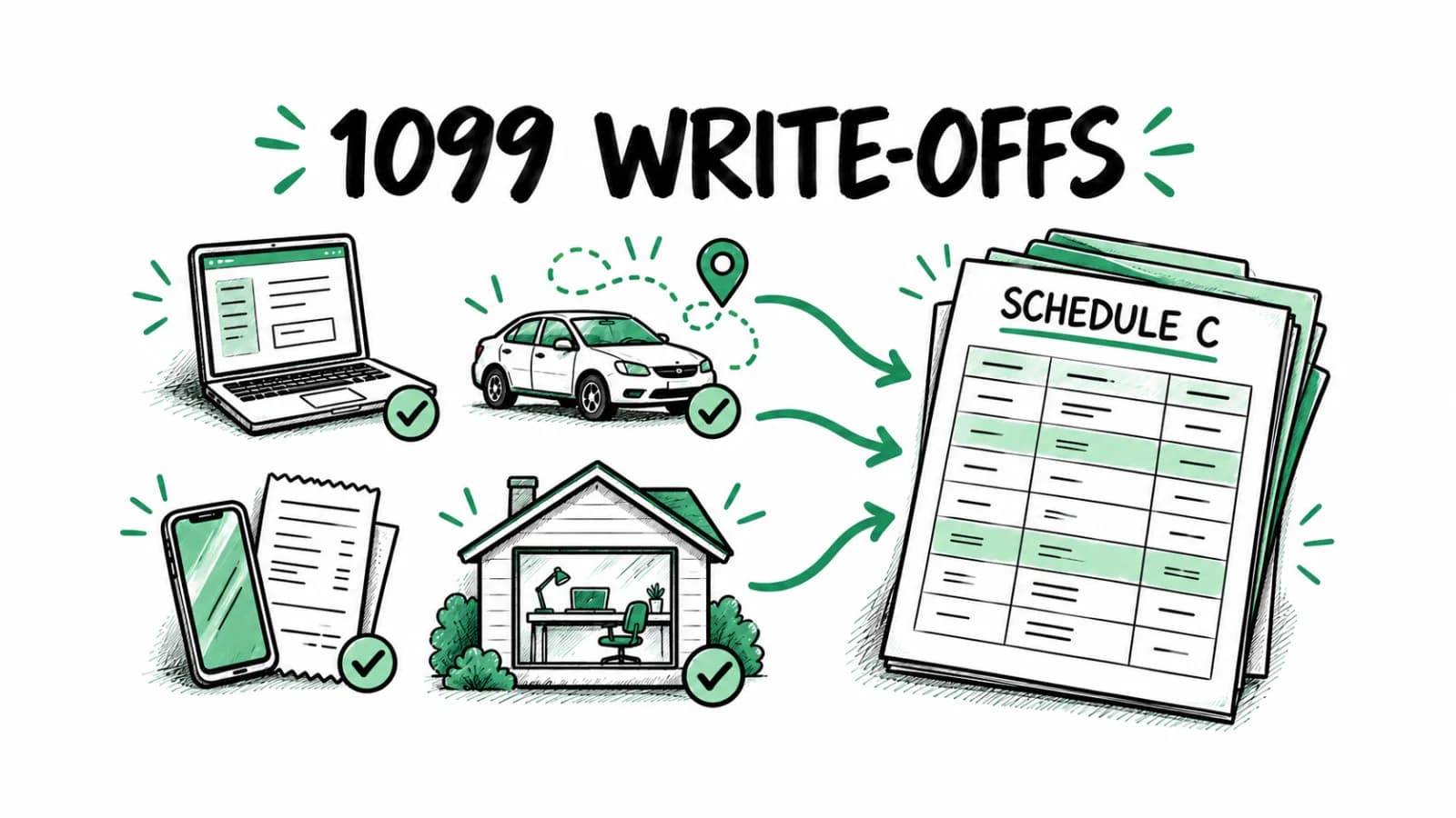 1099 Write-Offs: A Schedule C List for Freelancers and Contractors