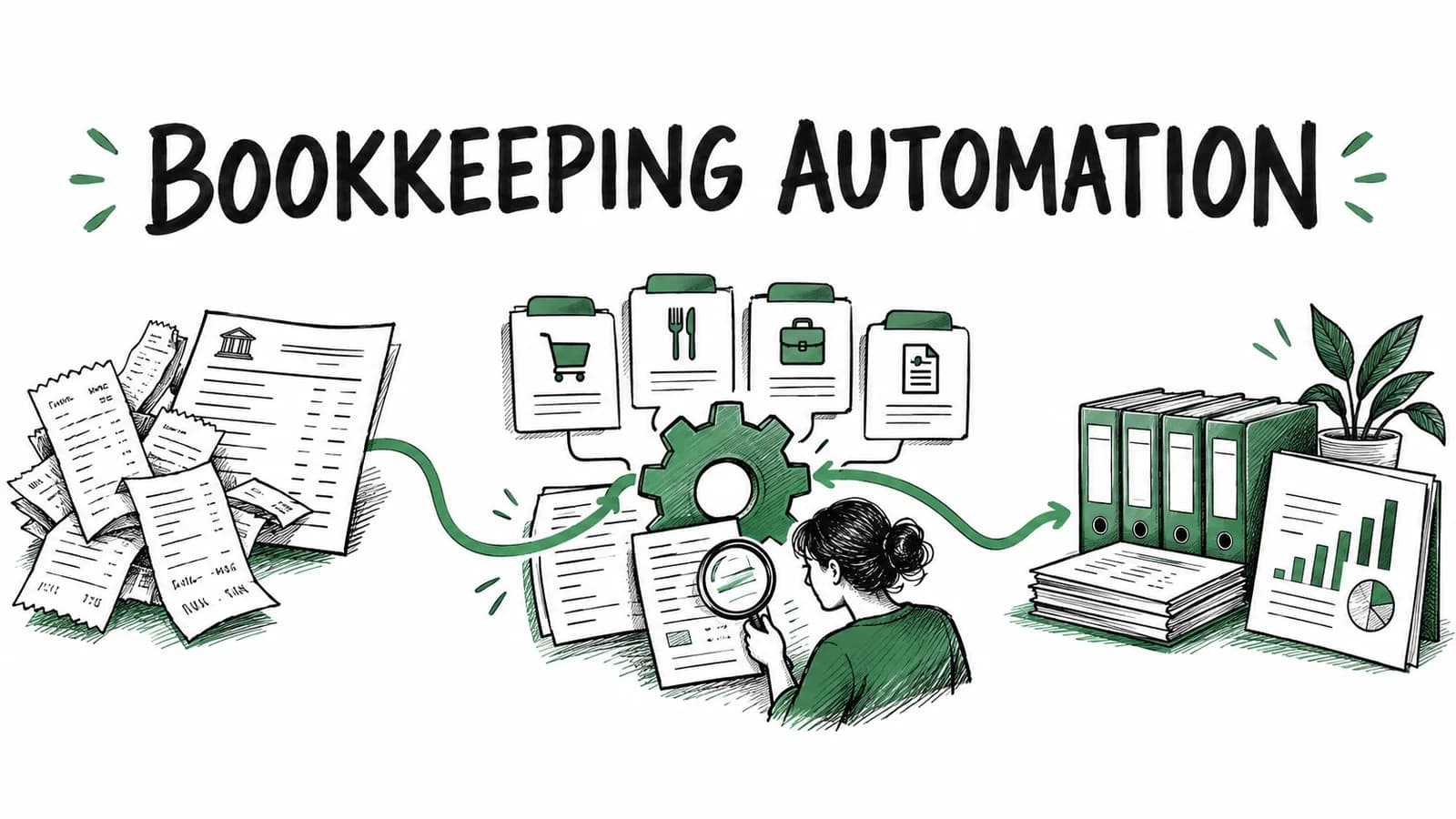 Bookkeeping automation: From receipts to reviewed reports