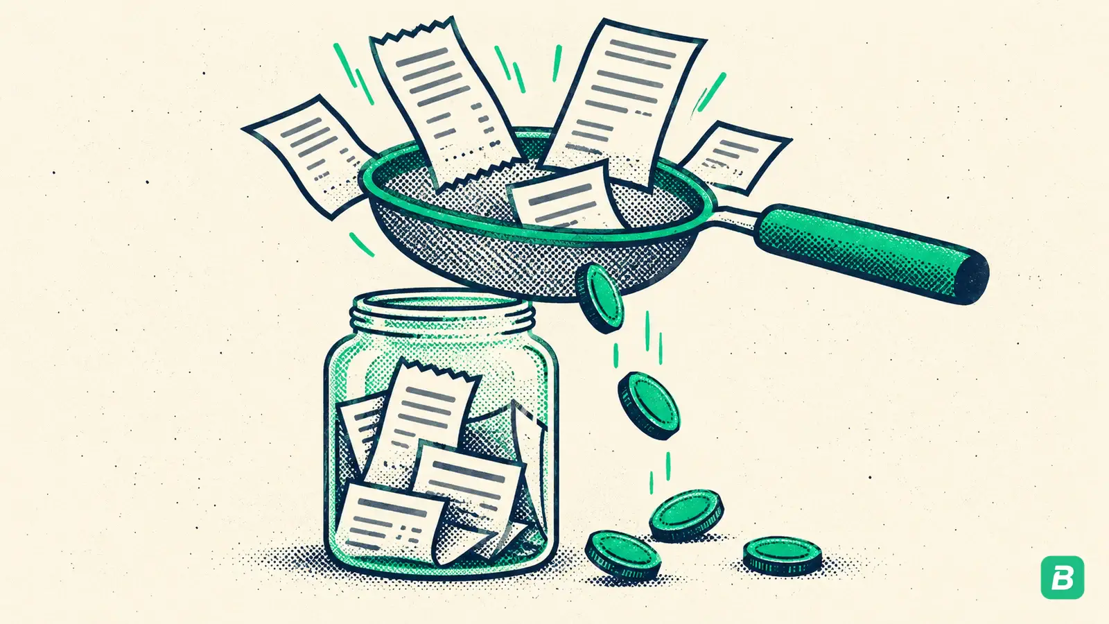 Coins slipping through a sieve, missed deductions