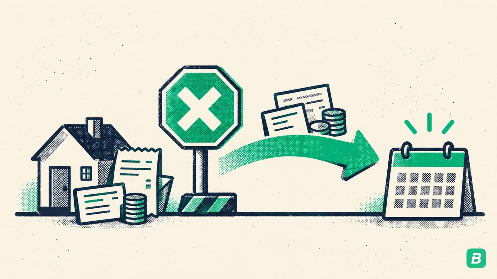 Home expenses stopped at zero with a carry-forward arrow